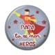 Cabochon Résine - papa tu mon heros
