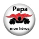 Cabochon Résine - papa héros
