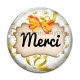 Cabochon Verre - merci