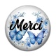 Cabochon Résine - merci