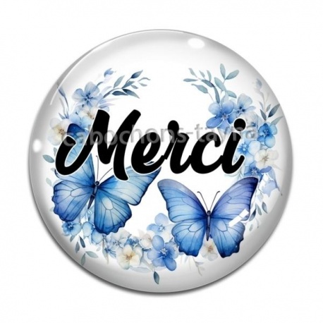 Cabochon Verre - merci