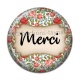 Cabochon Résine - merci