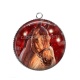 Pendentif Cabochon Argent - cheval