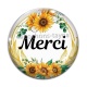 Cabochon Verre - merci