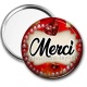 Miroir de poche - merci