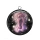 Pendentif Cabochon Argent - cheval