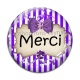 Cabochon Verre - merci