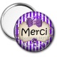 Miroir de poche - merci