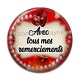 Cabochon Résine - avec tout mes remerciements