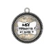 Pendentif Cabochon Argent - moi pipelette et alors