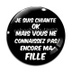 Cabochon Verre - je suis chiante mais vous ne connaissez pas encore ma fille
