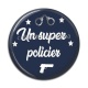 Cabochon Résine - un super policier