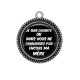 Pendentif Cabochon Argent - je suis chiante mais vous ne connaissez pas encore ma mère