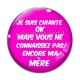 Cabochon Verre - je suis chiante mais vous ne connaissez pas encore ma mère