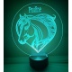 Lampe Cheval – lampe veilleuse personnalisable prénom, Made in France