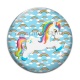 Cabochon Verre - licorne