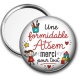 Miroir de poche - une formidable atsem merci pour tout