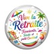 Cabochon Verre - vive la retraite, farniente, sieste et petit cocktail