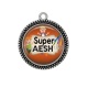 Pendentif Cabochon Argent - super  AESH