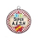 Pendentif Cabochon Argent -  AESH