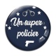 Cabochon Verre - un super policier