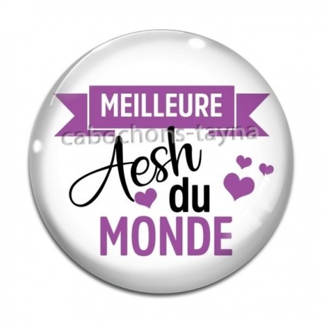 Cabochon Verre - meilleur  AESH du monde
