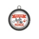 Pendentif Cabochon Argent - meilleure AESH du monde