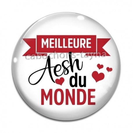Cabochon Verre - meilleure AESH du monde