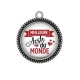 Pendentif Cabochon Argent - meilleure AESH du monde
