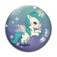 Cabochon Verre - licorne