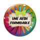 Cabochon Verre - une AESH formidable