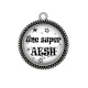 Pendentif Cabochon Argent - une super AESH