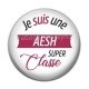 Cabochon Résine - Je suis une AESH super classe