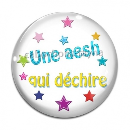 Cabochon Verre - une AESH qui déchire