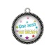 Pendentif Cabochon Argent - une AESH qui déchire