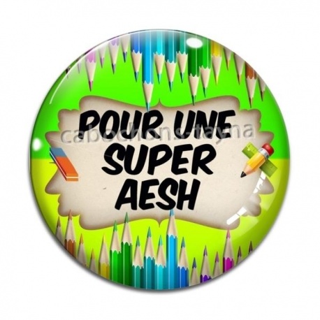 Cabochon Verre - pour une super AESH