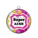 Pendentif Cabochon Argent - super AESH