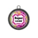 Pendentif Cabochon Argent - super AESH