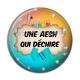 Cabochon Résine - une AESH qui déchire