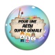 Cabochon Verre - pour une AESH super géniale