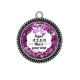 Pendentif Cabochon Argent - Super AESH merci pour tout