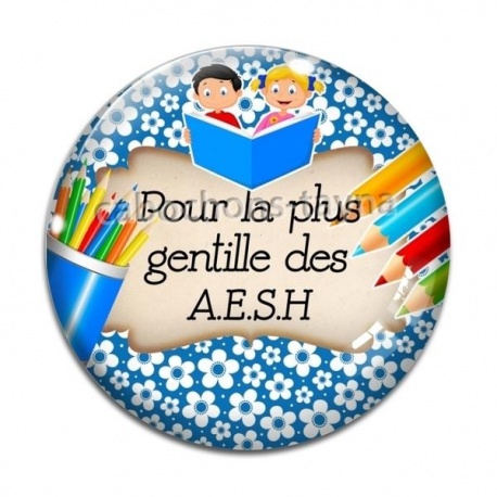 Cabochon Verre - Pour la plus gentille des AESH