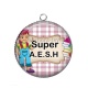Pendentif Cabochon Argent - Super AESH