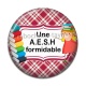 Cabochon Résine - une AESH formidable