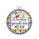 Pendentif Cabochon Argent - a la plus géniale des AESH