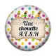 Cabochon Résine - une chouette AESH