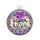 Pendentif Cabochon Argent - super aesh