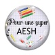 Cabochon Verre - pour une super AESH