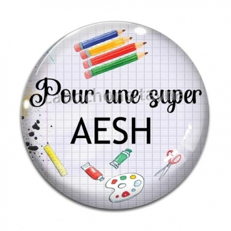 Cabochon Verre - pour une super AESH