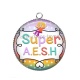 Pendentif Cabochon Argent - Super AESH
